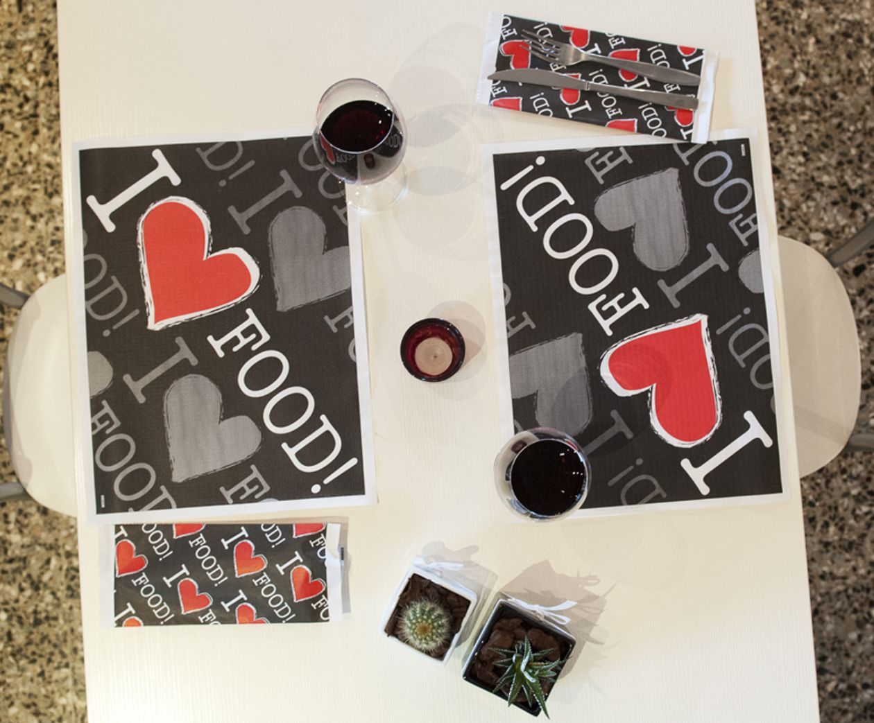 Decor - Placemats - Classic Line - I Love Food