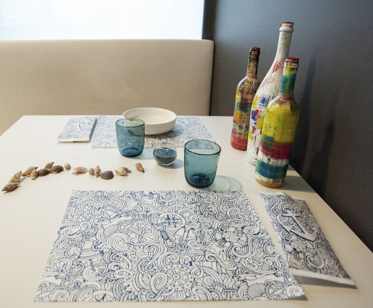 Decor - Buste portaposate - Linea Top - Mare Blu