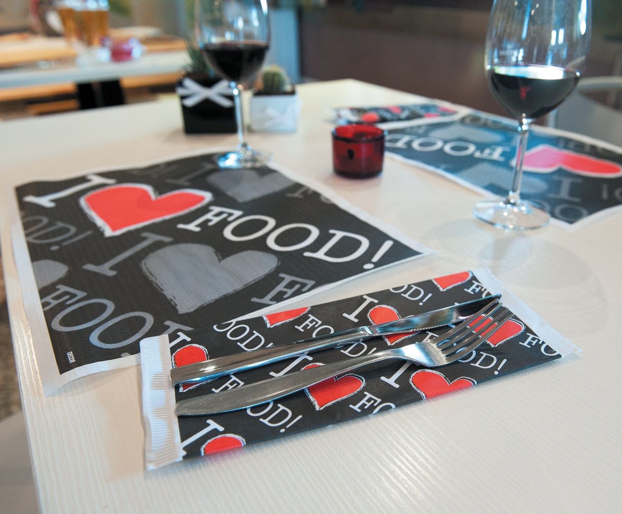 Decor - Buste portaposate - Linea Classic - I Love Food