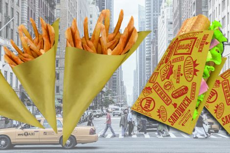 Decor - Product catalogue - Fried-food cones and Sandwich bags