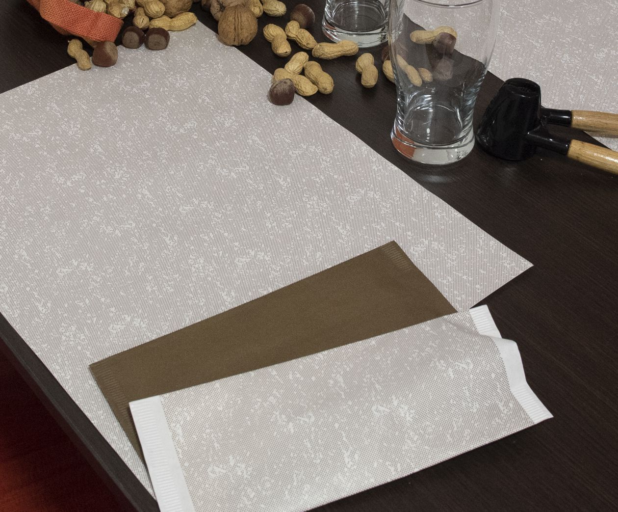 Decor - Buste portaposate - Linea Top - Bucciato Tortora