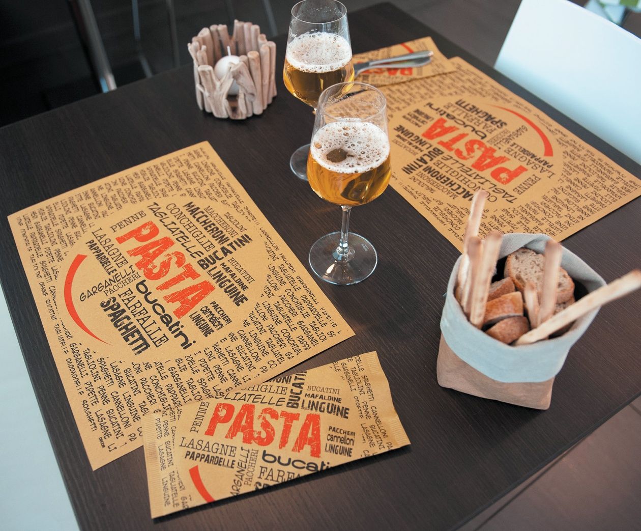 Decor - Buste portaposate - Linea Carta Paglia - Pastaword