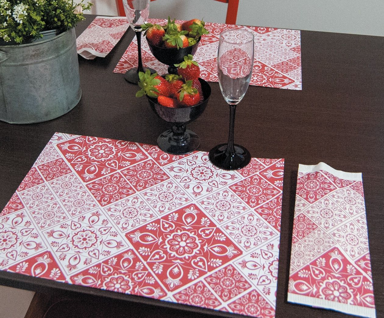 Decor - Buste portaposate - Linea Top - Maiolica Amaranto